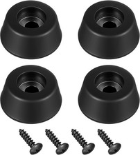4Pcs Heavy-Duty Rubber Feet Speaker Isolation Pads with Stainless Steel Screw...