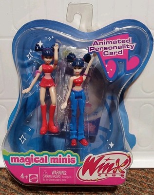 BACK OF CARD DAMAGED 2005 Mattel MAGICAL MINIS WINX Club New in Package # H2243 