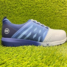 Timberland PRO Radius Womens Size 9 Blue Gray Composite Toe Safety Work Shoes