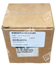 Noshok 4026K27 1/4"NPT Bottom Connector 2.5" Dia Gauge 25-200-5-PSI