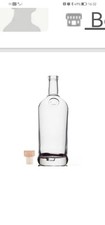 12 X 700ml Glass Bottles With Corks