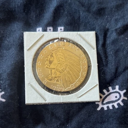 1929 Indian Head $5.00 Golden  Eagle Coin LIBERTY Pre-1933 US Uncertified
