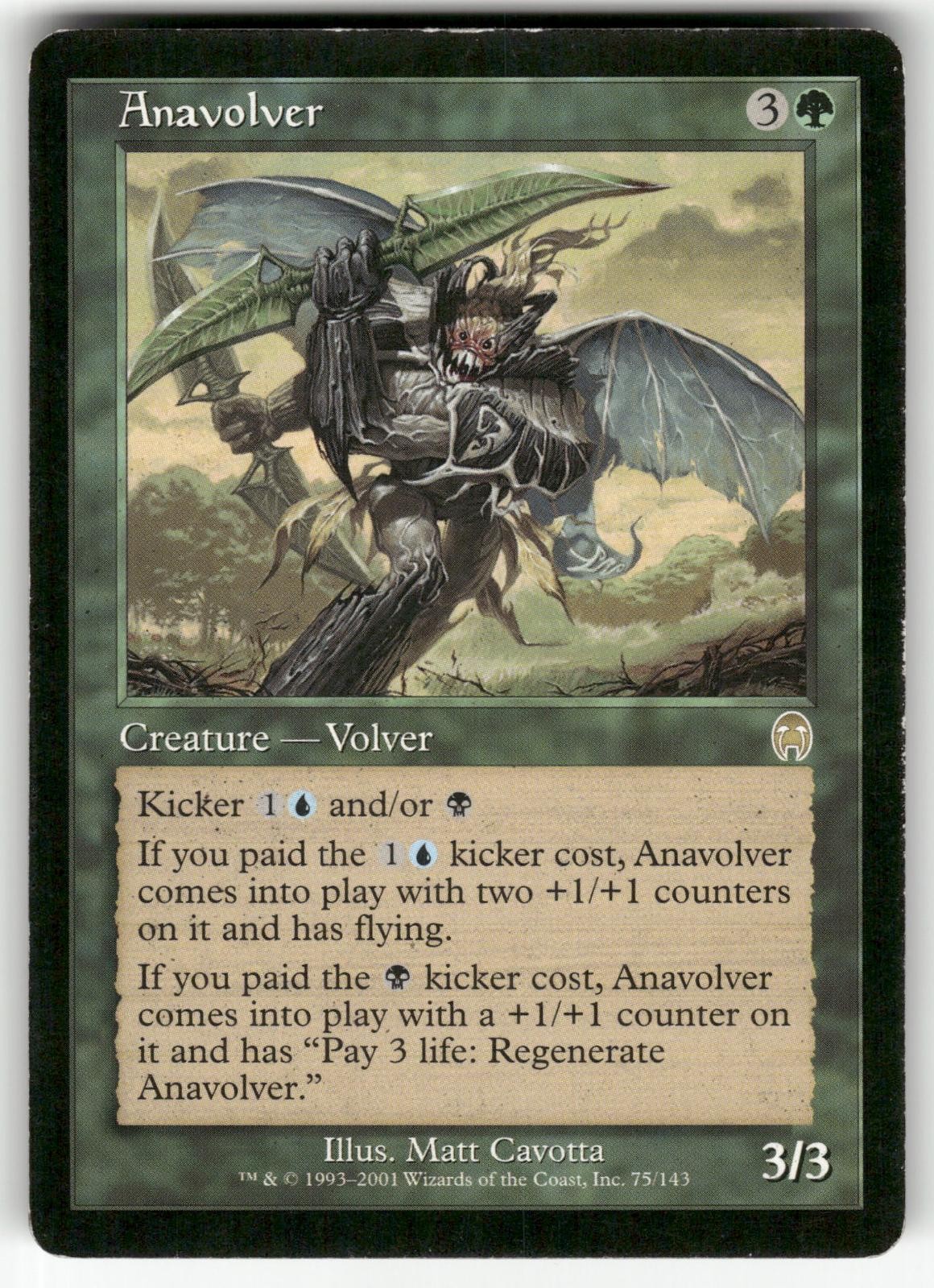 Anavolver 75 Rare Apocalypse Magic: The Gathering Moderately Played