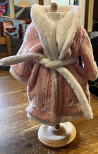 American Girl Emily Pink Bathrobe Robe Retired Pajama Accessory Play Condition