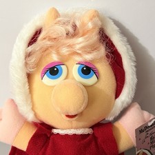 Vintage McDonald  s 1987 Plush Miss Piggy With Tags Jim Henson