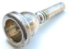 Vintage Wind Instruments Trumpet Brass Nozzle Mouthpiece ''VINCENT BACH 7'' Mark