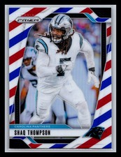Shaq Thompson Carolina Panthers 2024 Panini Prizm #41 Red White and Blue