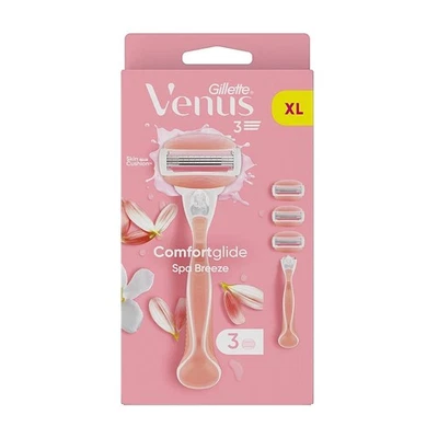 Gillette Venus Comfortglide Spa Breeze Damen Rasierer inkl. 3 Rasierklingen