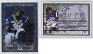 1999 Topps Chrome 1999 NFL Draft Pick Edgerrin James #145 Rookie RC HOF