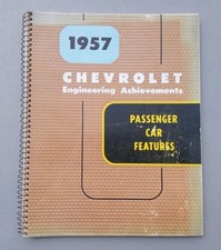1957 Chevrolet Passenger Car Engineering Features Dealer Album Corvette