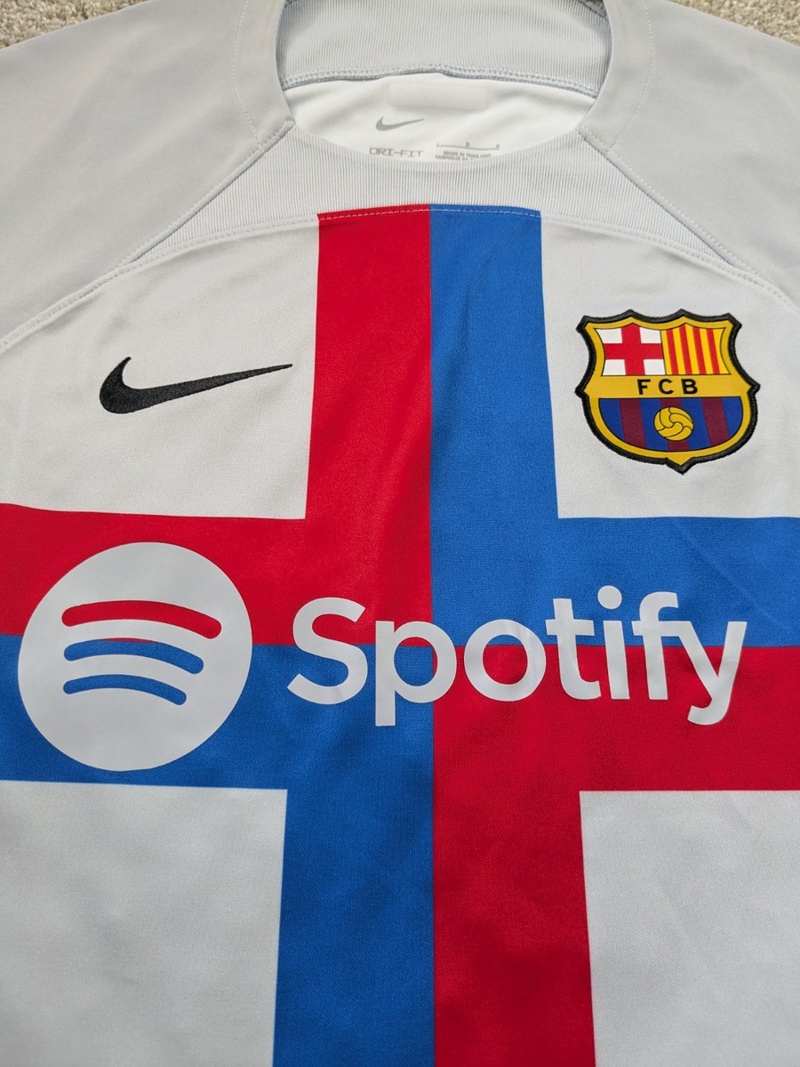 Nike Barcelona 22/23 Third Jersey Stadium Size Large | eBay