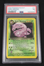 2000 Pokemon Rocket DARK WEEZING 1st Edition 31/82 PSA 7 NM