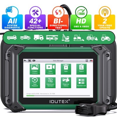 IDUTEX TS710 24V Heavy Duty Truck Diagnostic Scanner DPF/Injector/Adblue Reset