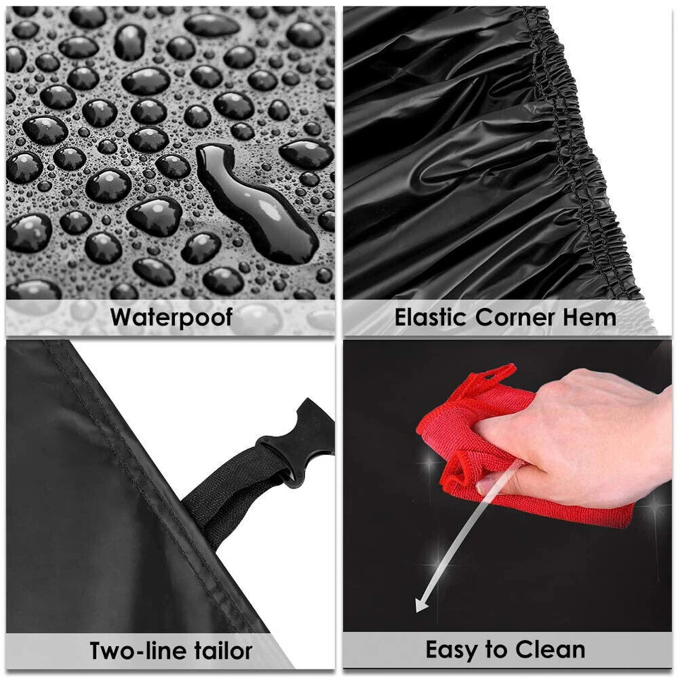 Heavy Duty Full Car Cover Waterproof UV Outdoor Rain Resistant For Chrysler 300 Foto 4 de 4