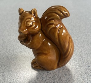 Haeger Squirrel Figurine Vintage Pottery