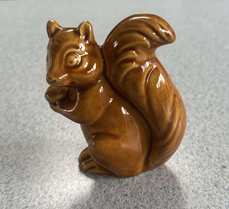 Haeger Squirrel Figurine Vintage Pottery