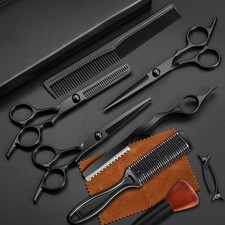 11Pcs Professional Hair Scissors Set,Stainless Steel Barber Supplies Includin...