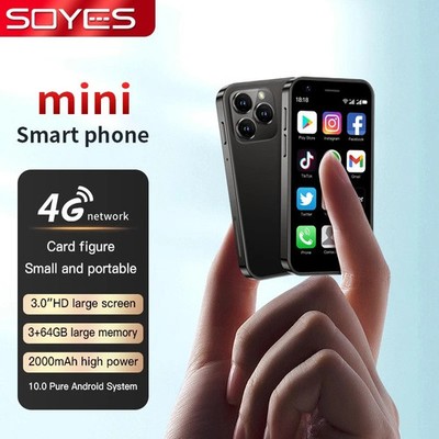 SOYES XS16 4G LTE Smart Phone Mini 3.0 inch 3GB RAM 64GB ROM Android Dual SIM