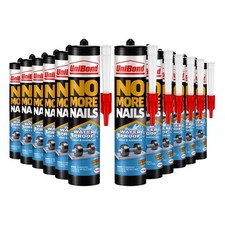 UniBond No More Nails Waterproof  Heavy Duty Mounting Adhesive Strong Glue For M