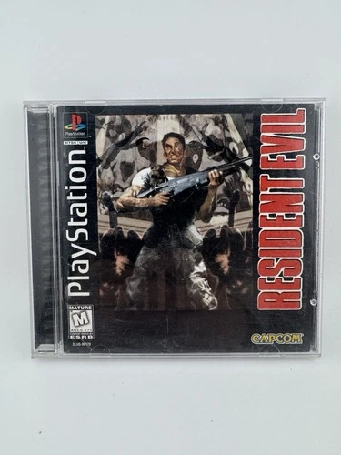 TESTED PS1 Resident Evil NTSC Black Booklet Manual with Registration Card
