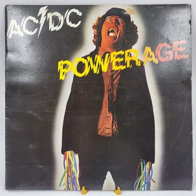AC/DC Powerage 1987 Albert Productions Reissue Australian Pressing Vinyl Record