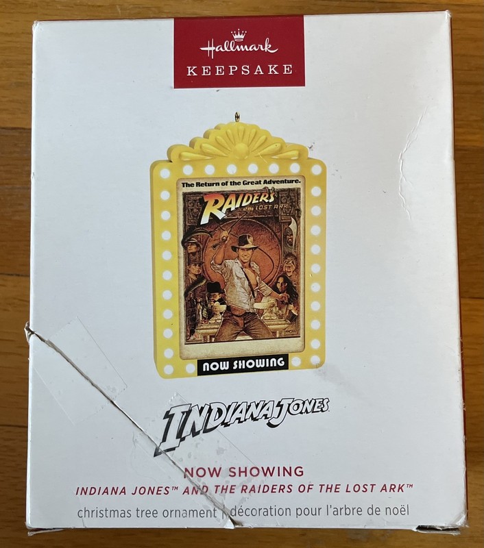 NEW Hallmark 2025 Now Showing Indiana Jones and Raiders of the Lost Ark Ornament