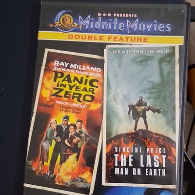 MGM Panic in Year Zero/The Last Man on Earth DVD Tall Case Ray Milland Horror D 