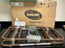 Invacare Clamp On Half-Length Bed Rail | 6630DS | Brown