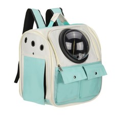 Pet Portable Travel Backpack Carrier for Small Cat Pet Dog Blue