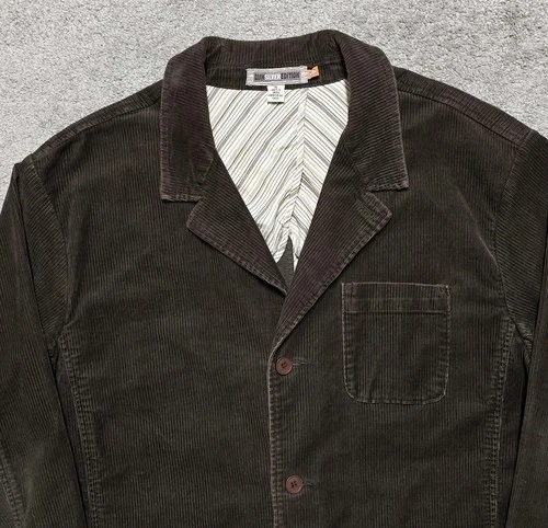 Vintage Quicksilver Edition Brown Corduroy Chore Coat Jacket Mens XL 90s EUC image 4