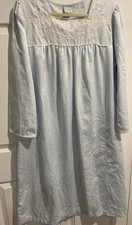Go Softly Light Blue Long Nightgown with Embroidery And Lace Detail Size XL