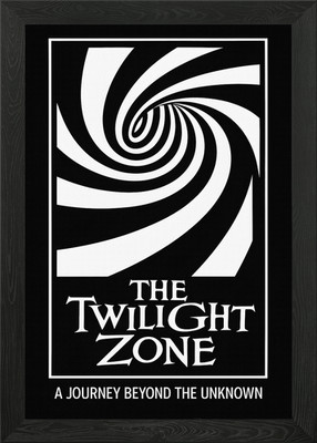 The Twilight Zone Poster Gerahmtes Wandbild Poster Leinwanddruck Bild