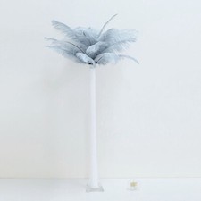 12 pcs 13-15" long Dusty Blue Genuine Ostrich FEATHERS Wedding Party