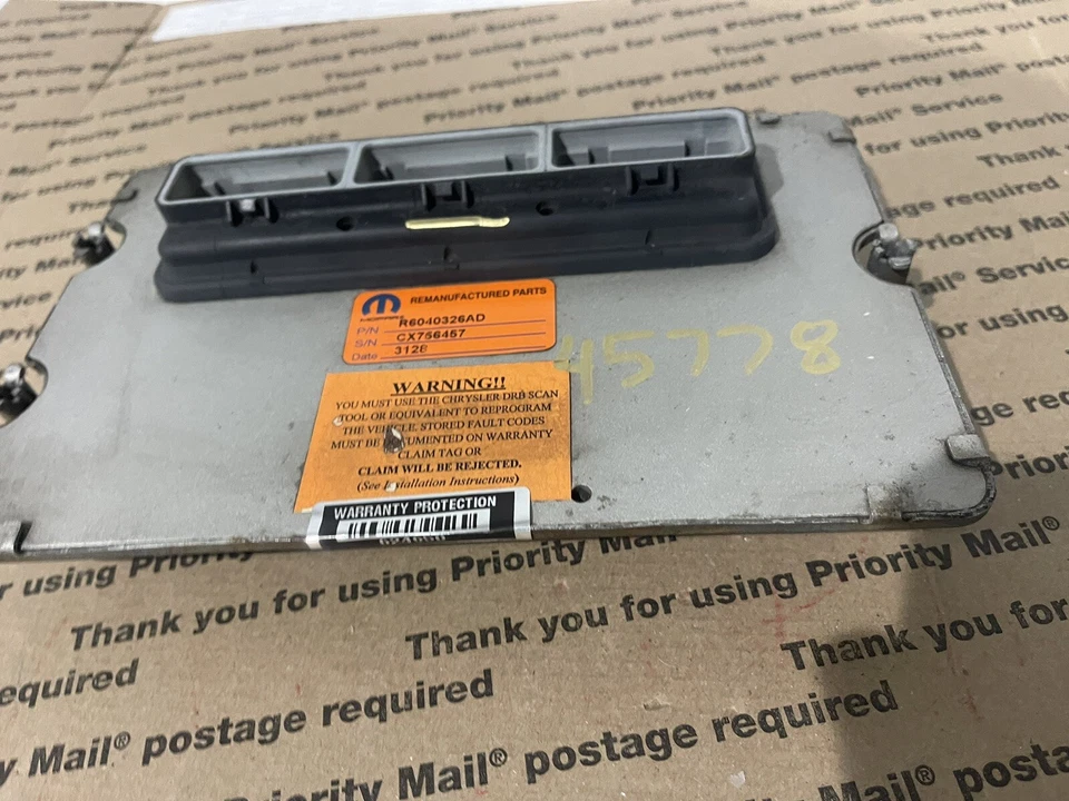 Dodge Ram Wagon B2500 2002 5,9 L V8 gasolina OEM ECU R6040326AD Foto 4 de 4