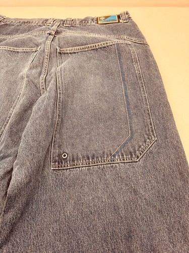 Jeans uomo vintage serie Greed Invaison taglia 40 gamba larga tasche grandi 2997 - Foto 11 di 16
