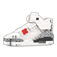 Air Jordan 3 "White Cement" Sneakerbricks Sneakerhead 3D Building Toys