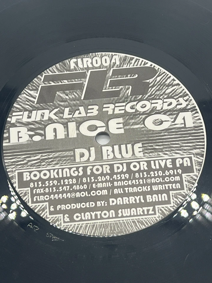 B-Nice & C4 I Am Electro 4 Track 12" Vinyl. VG+ Breaks - Image 4 of 4
