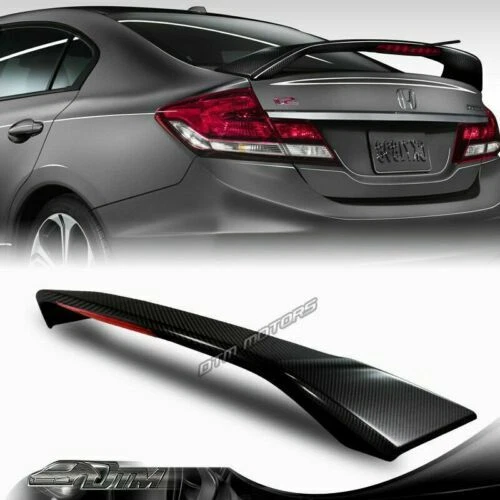 Markenlose aus Carbon Heckspoiler zum Auto-Tuning