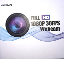 GESMA New 1080p HD USB Computer Webcam Full HD 30fps