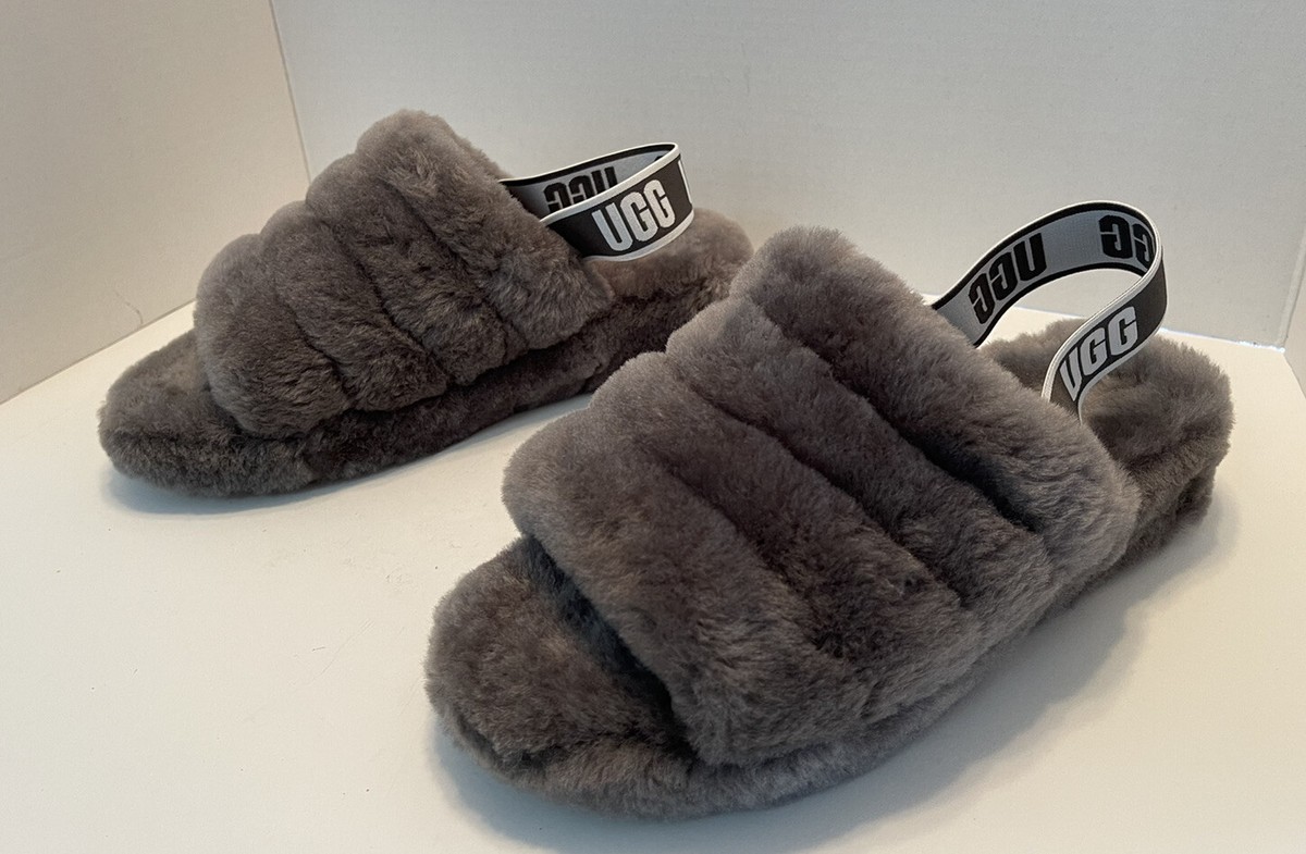 UGG Charcoal Plush Slippers UGG Women main image 2