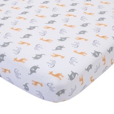 Child of Mine: Safari Fitted Crib Sheet by Carter's