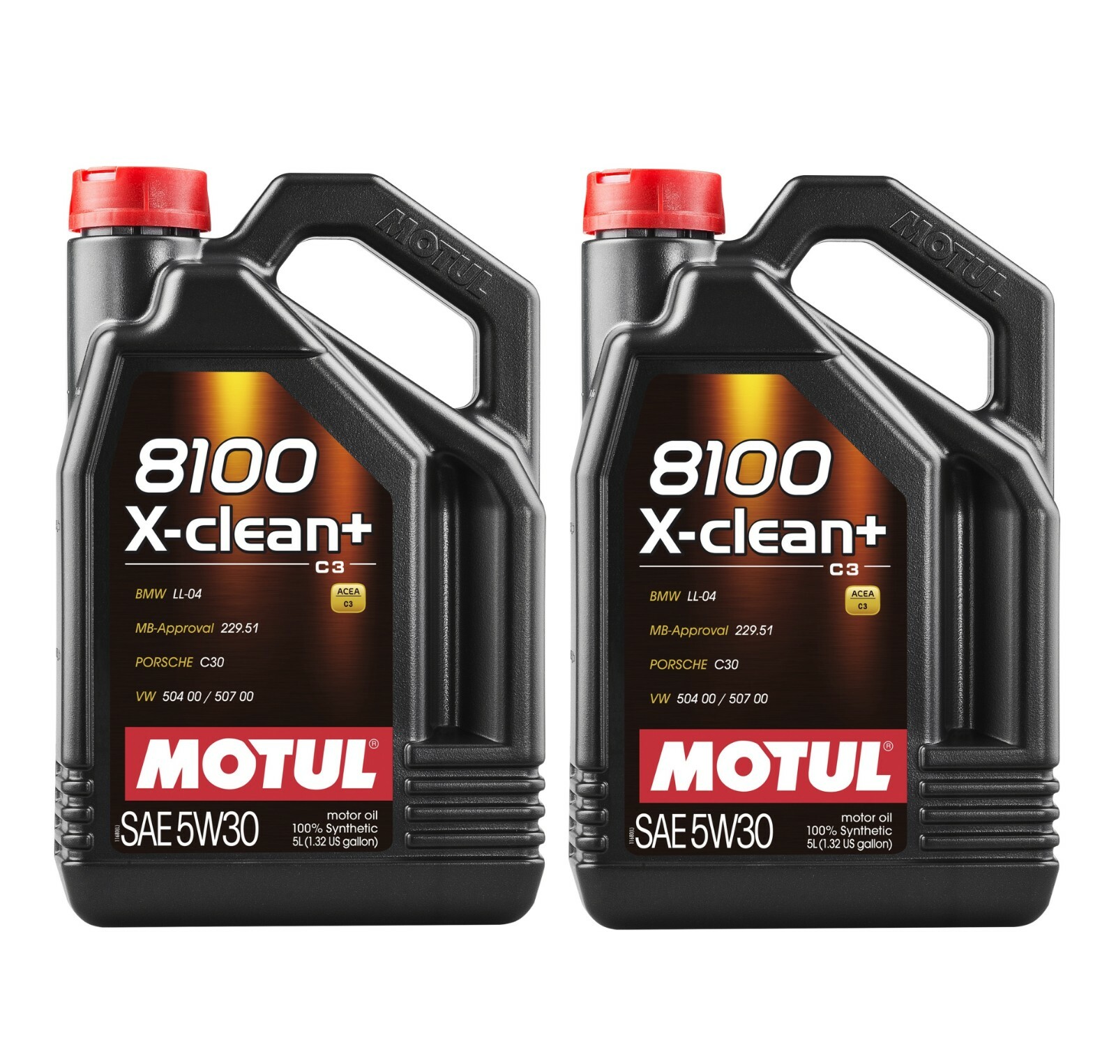 For Motul 8100 X-CLEAN + 5W30 - 10 Liters - Full Synthetic Engine Motor Oil