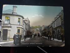 vintage postcard unused but written on hopetoun st bathgate