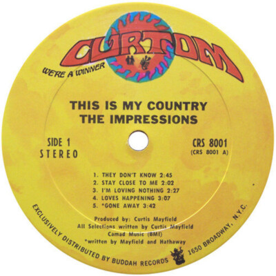 The Impressions - This Is My Country (LP, Album, San) | eBay