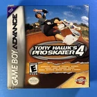 Tony Hawk's Pro Skater 4 Nintendo Game Boy Advance GBA 2002 CIB Manual Inserts