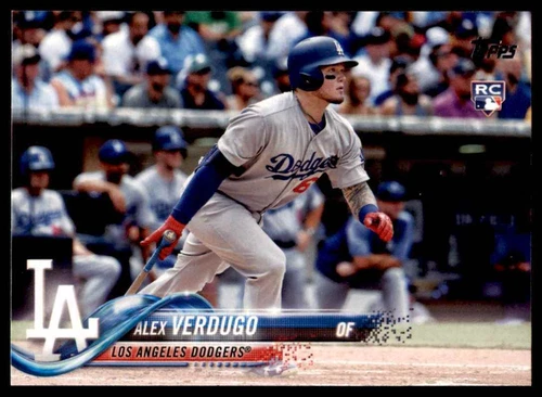2018 Topps #281 Alex Verdugo RC Los Angeles Dodgers