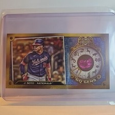 2022 Gypsy Queen GQ Gems Minis Indigo Foil Juan Soto /250
