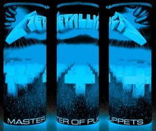 Glow in the Dark Metallica Master of Puppets Heavy Metal Music Cup Mug Tumbler