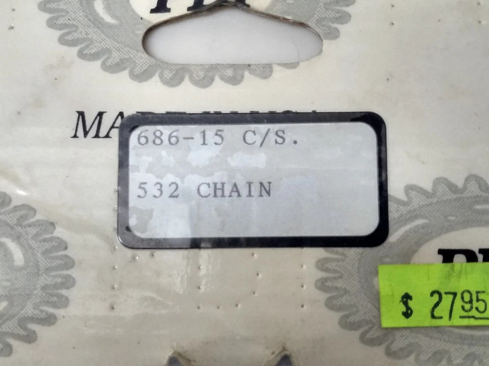 Piñón delantero 15 dientes paso 532 suzuki gsx1100 88-93 gsxr1100 89-92/w 93-97  Foto 2 de 4