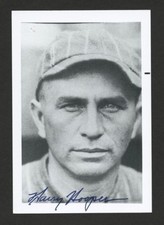 HARRY HOOPER AUTOGRAPHED 3.5 x 5 GLOSSY PHOTOGRAPH FINEST SIGNATURE IMAGINABLE 
